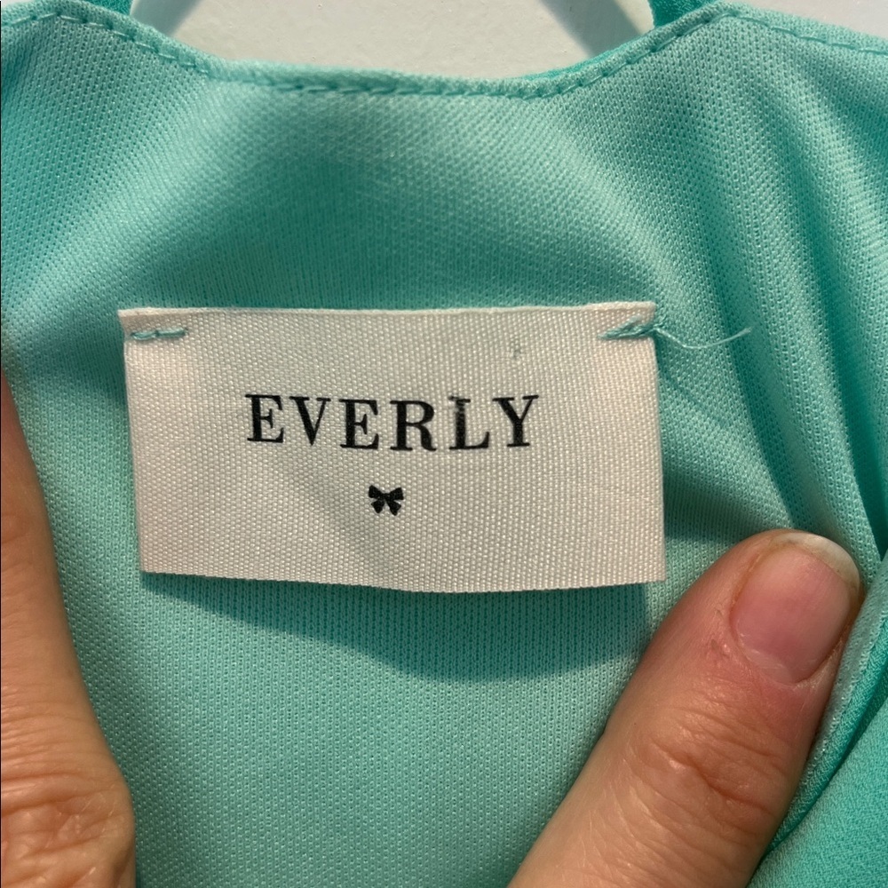 Everly Mint Green Spaghetti Strap slip Dress size small. - Picture 8 of 9